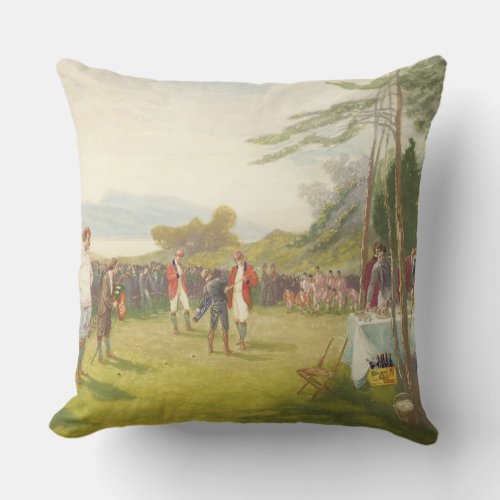 The Clubs the Thing published by Boupil and Co Throw Pillow