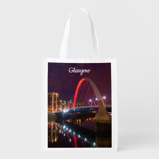 The Clyde Arc, Glasgow Reusable shopping bag (Front)