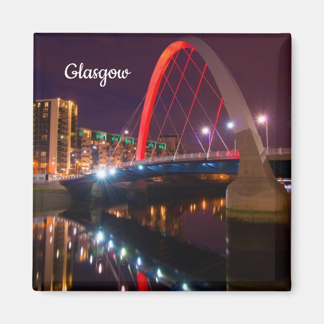 The Clyde Arc, Glasgow, Scotland Magnet (Front)