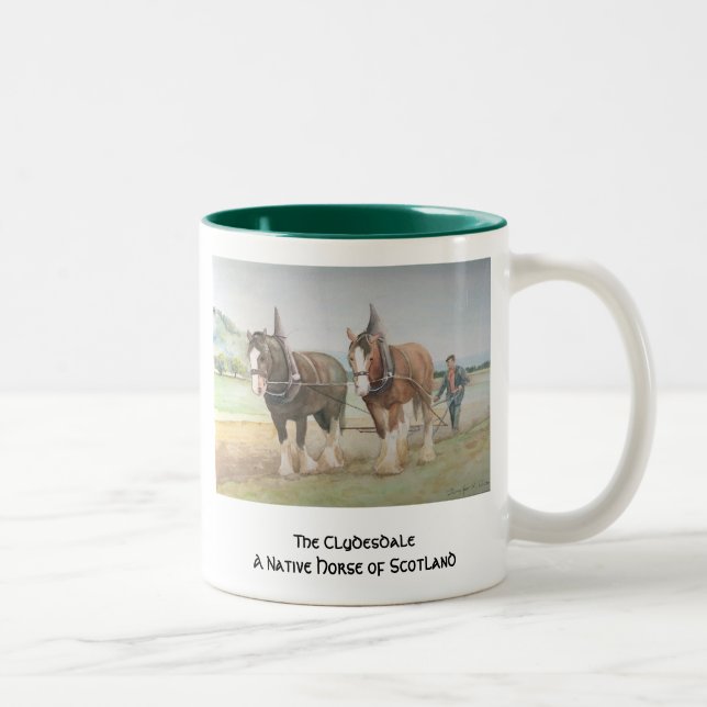 The Clydesdale Two-Tone Coffee Mug (Right)
