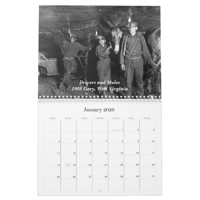 The Coalfields Coal Miner 2011 Calendar (Jan 2026)