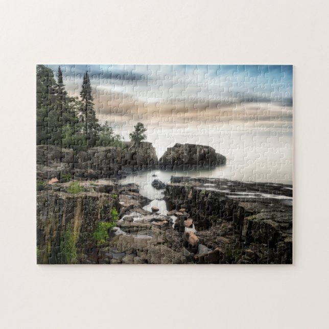 The Coast of Lake Superior | Minnesota Jigsaw Puzzle (Horizontal)