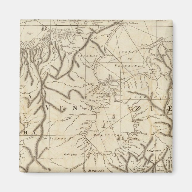 The coast of Tierra Firma from Cartagena Magnet (Front)