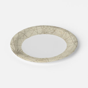 The Coast of West Florida and Louisiana Paper Plates
