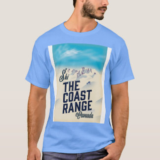 The Coast Range Canada Ski poster T-Shirt