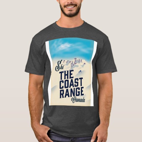 The Coast Range Canada Ski poster T_Shirt