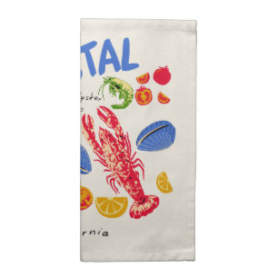 The Coastal Seafood Market Cloth Napkin