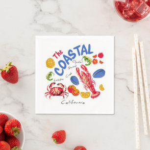 The Coastal Seafood Market Napkins