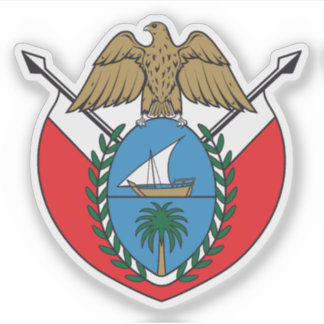 The coat of arms of Dubai Sticker