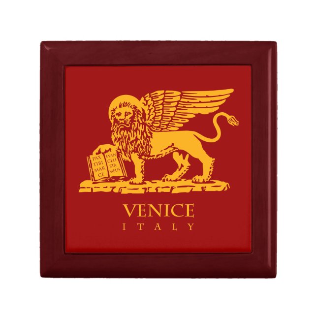 The Coat of Arms of Venice, Italy Gift Box (Front)