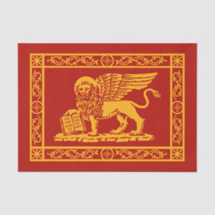 The Coat of Arms of Venice, Italy Tissue Paper