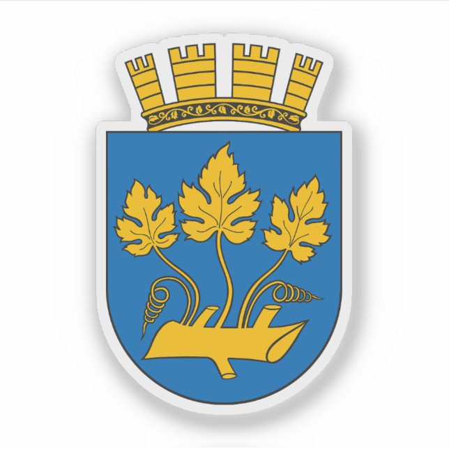 The coats of arms of Stavanger Sticker (Front)