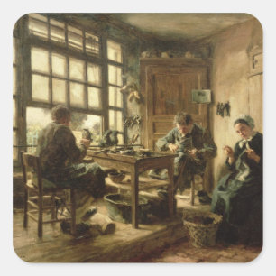 The Cobblers, 1880 Square Sticker