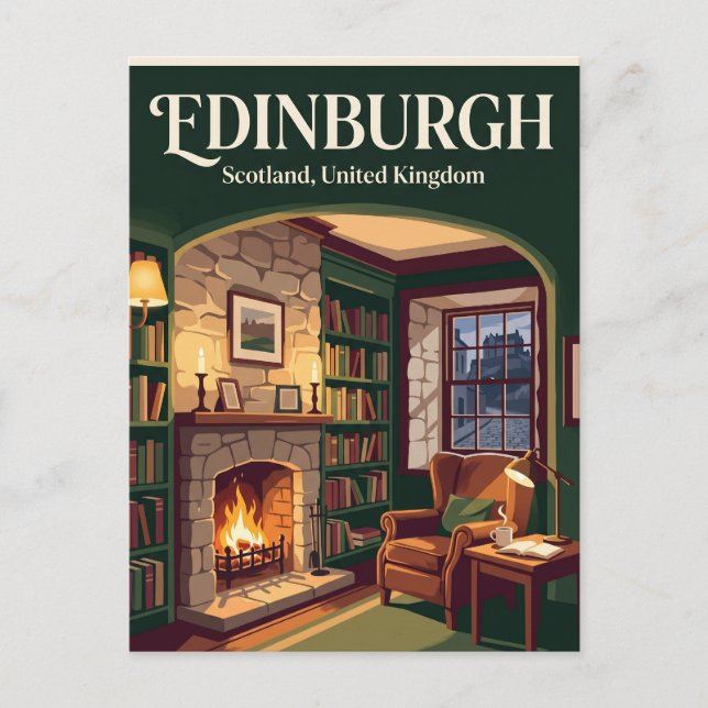 The Cobblestone Book Cafe United Kingdom Postcard (Front)