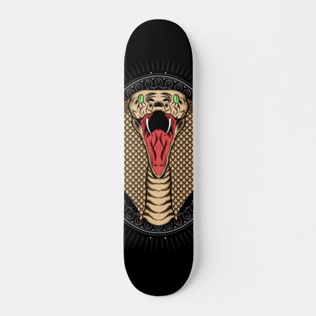 The Cobra Head Skateboard Deck (Front)