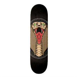 The Cobra Head Skateboard Deck