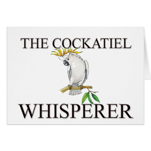 The Cockatiel Whisperer (Front Horizontal)