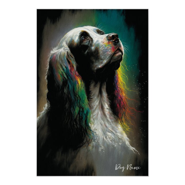 The Cocker Spaniel Dog - Composition 006 Poster (Front)