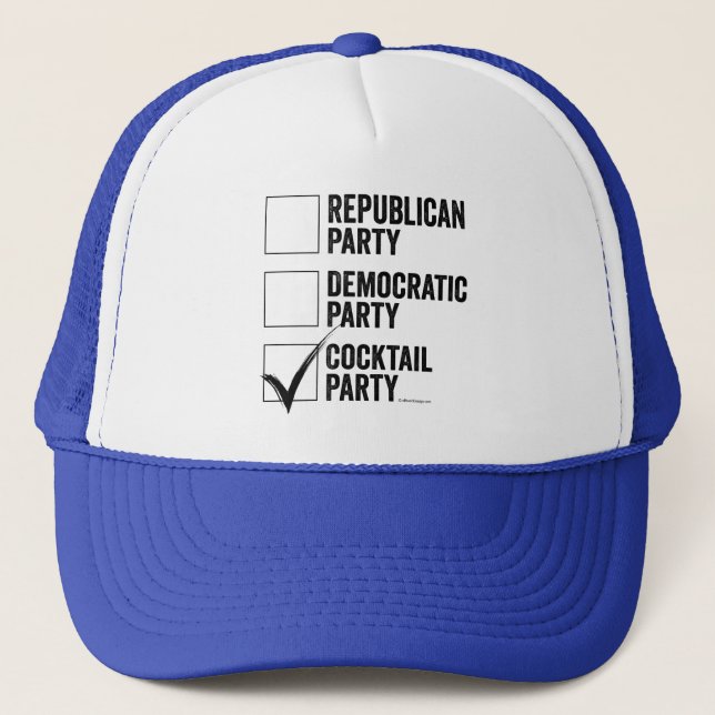 The Cocktail Party Trucker Hat (Front)