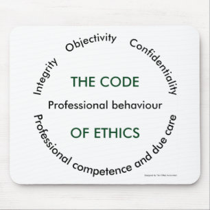 "The Code of Ethics - 5 fundamental principles" Mouse Pad