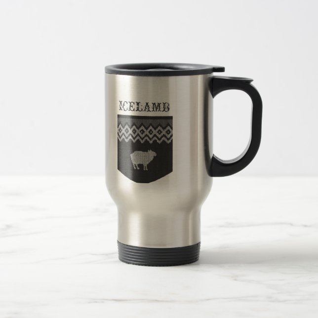 The Code Of Sheep - Icelamb Travel Mug (Right)