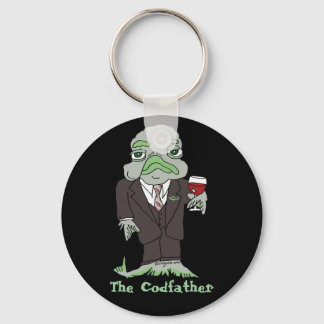 The Codfather Digital Photo Cute Keychains