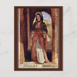 The Coffee Bearer By Lewis John Frederick Postcard