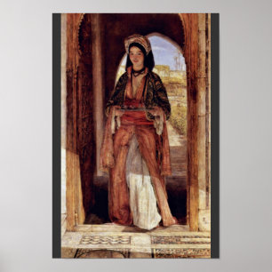 The Coffee Bearer By Lewis John Frederick Poster