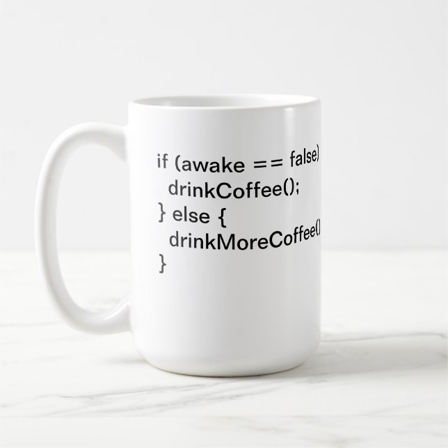 The Coffee Conditional Coffee Mug (Left)