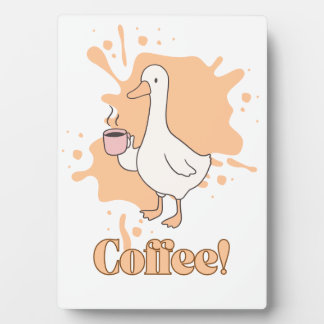 The Coffee Duck Fotoplatte Plaque