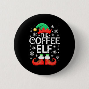The Coffee Elf Shirt Men Women Family Matching Chr Button