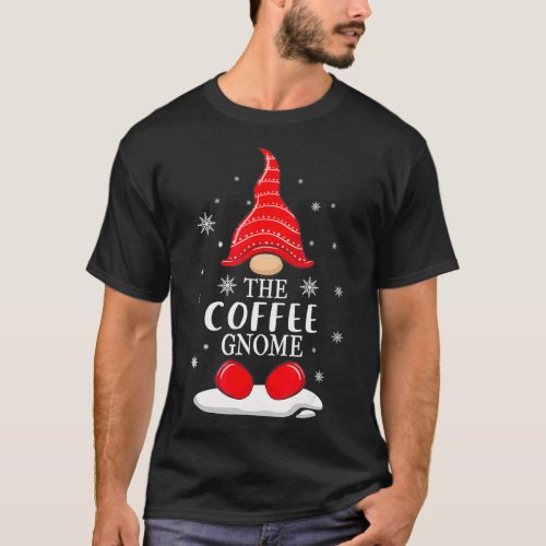 The Coffee Gnome Matching Family Christmas Pajamas T_Shirt