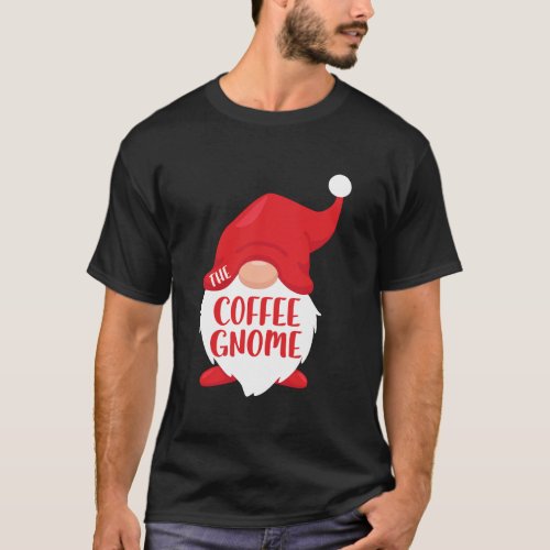 The Coffee Gnome T_Shirt Matching Christmas Costum