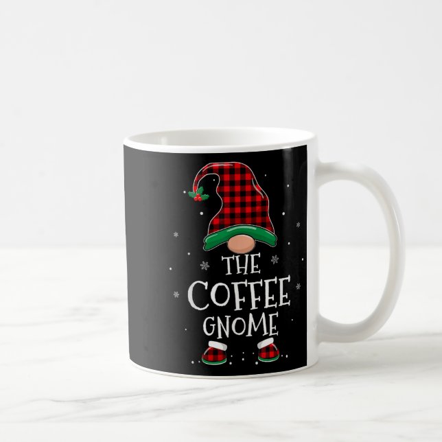 The Coffee Gnome Xmas Family Matching Plaid Christ Mug (Right)