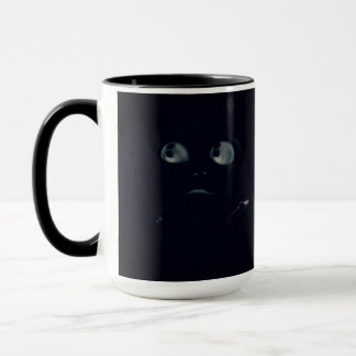 The coffee has eyes mug
