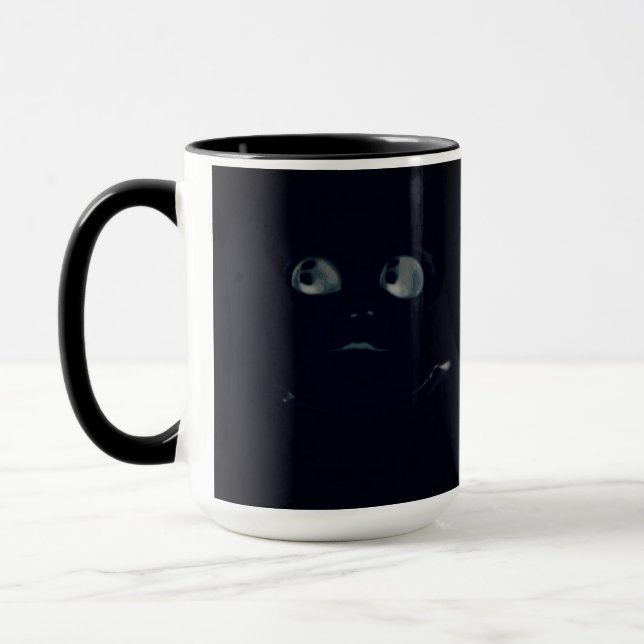 The coffee has eyes mug (Left)