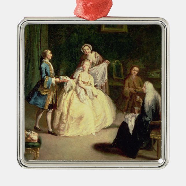 The Coffee House Metal Ornament (Front)