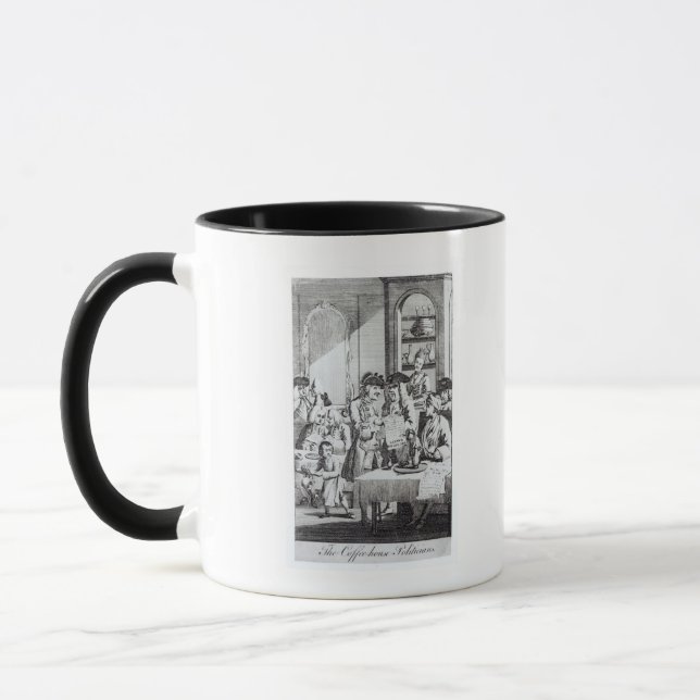The Coffee House Politicians Mug (Left)
