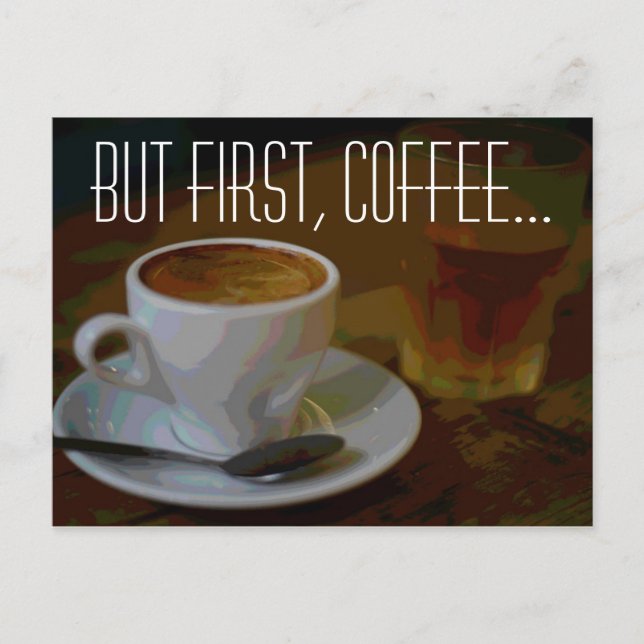 The Coffee Lovers Gift Selection Postcard (Front)