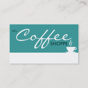 the COFFEE shoppe (color customizable) Loyalty Card