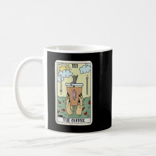 The Coffee Tarot Card Coffee Lover Caffeinated Wit Coffee Mug