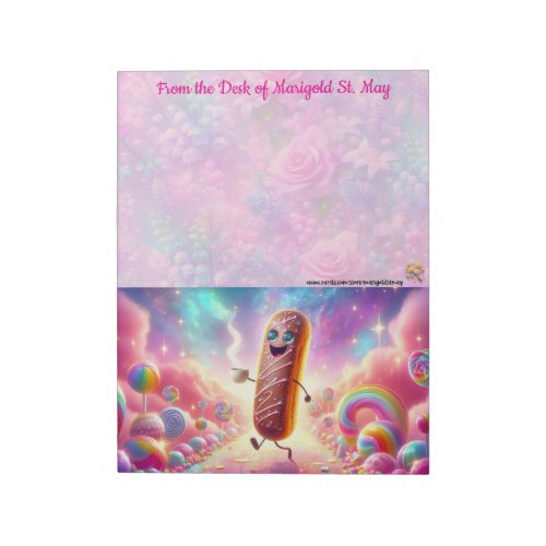 The Coffee & Tea Collection Fancy Donut Notepad