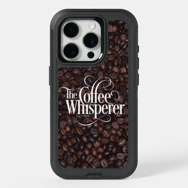 The Coffee Whisperer iPhone 15 Pro Case (Back)
