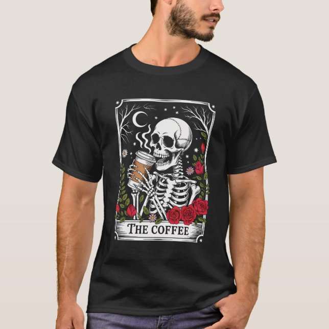 The Coffee Witchy Vibes Tote Bag – Magical Goth  T-Shirt (Front)