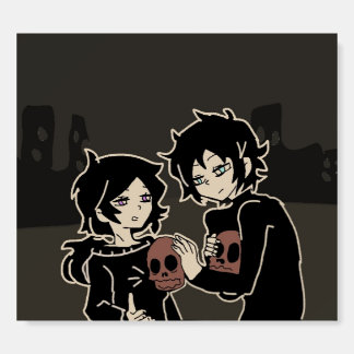 The coffin of andy and leyley foam board