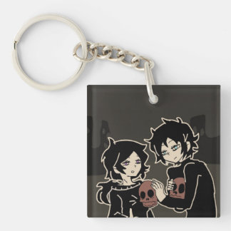 The coffin of andy and leyley keychain