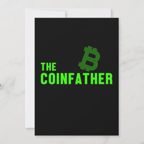 The Coinfather Bitcoin Crypto BTC Cryptocurrency G Invitation