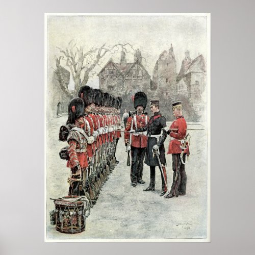 The Coldstream Guards at the Tower Poster