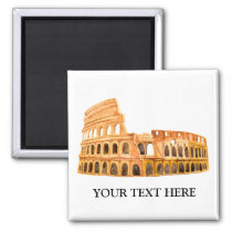 The Coliseum Rome, Italy Personalized Design Magnet