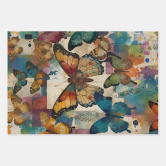 The Collage Trio: Premium Multi-Use Wrapping & Dec Paper Sheets